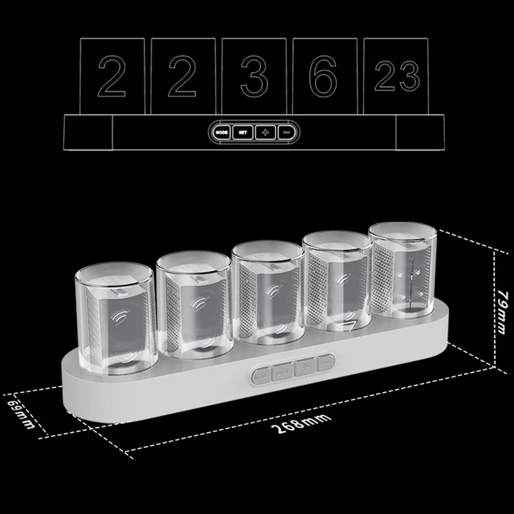 Nixie RGB Design Clock