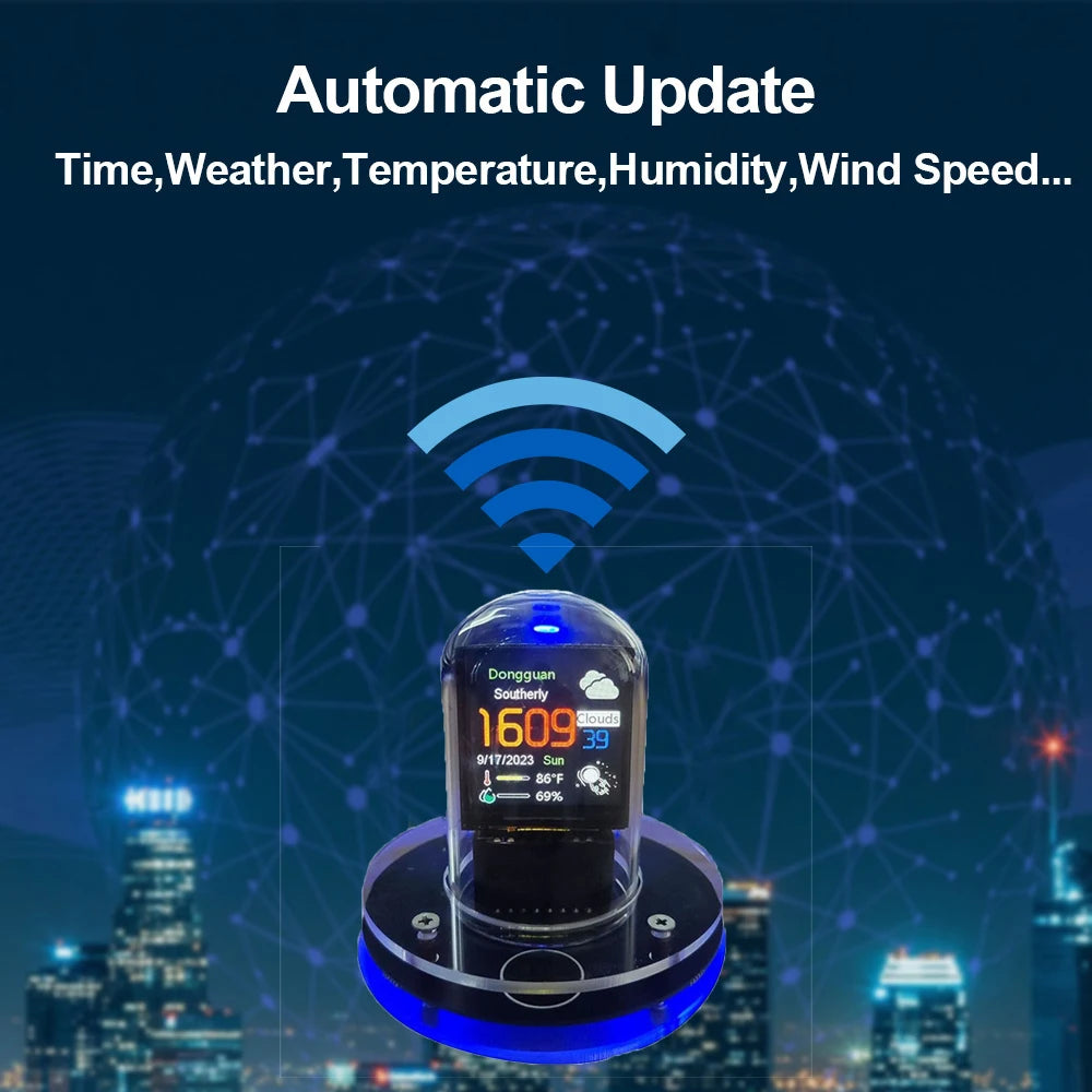 Nixie clock Mini weather station