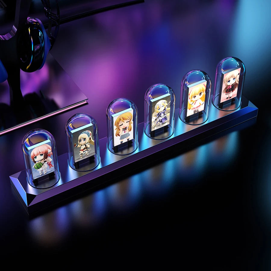 Futuristic LED Nixie Clock