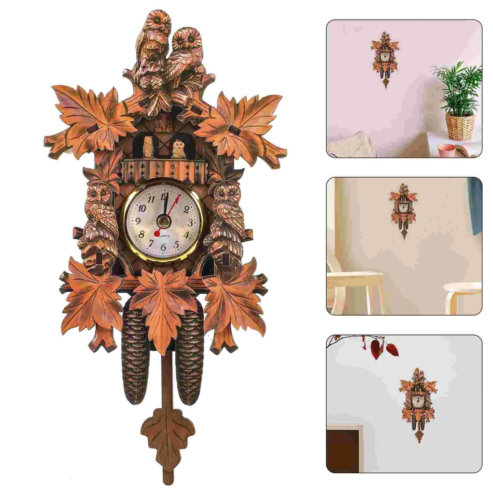 Vintage Owl Cuckoo Clock