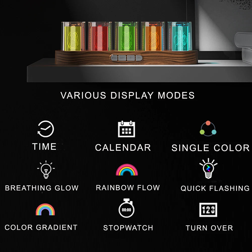 Nixie RGB Design Clock