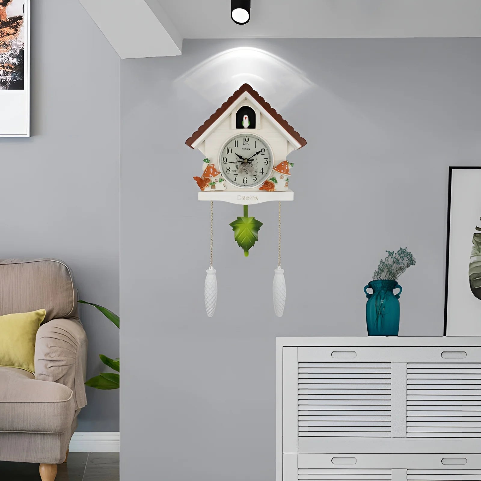 Cuckoo Wall Clock with Pendulum