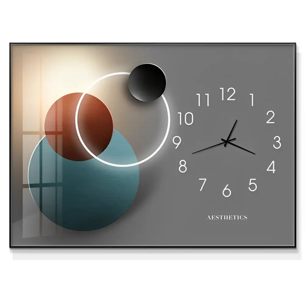 Horloge Murale Tableau Design - Horloges murales - Tableau noir Style 6 / 50 X